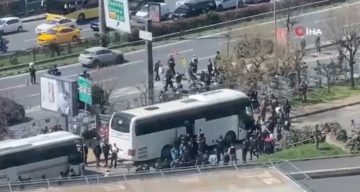 Levent’teki terör saldırısı esnasında polisle alay ederek cep telefonuyla kayıt alan 8 şüpheli gözaltında