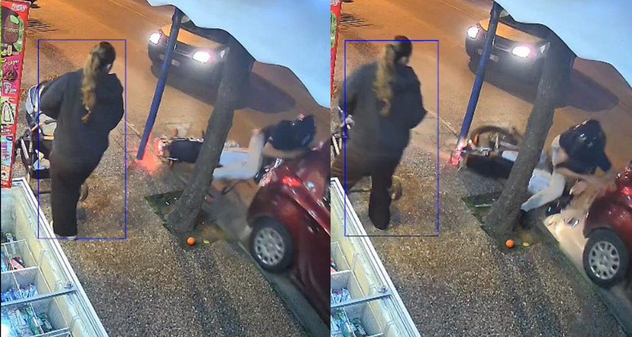 Motosiklet sürücüsünün ölümden döndüğü kaza kamerada