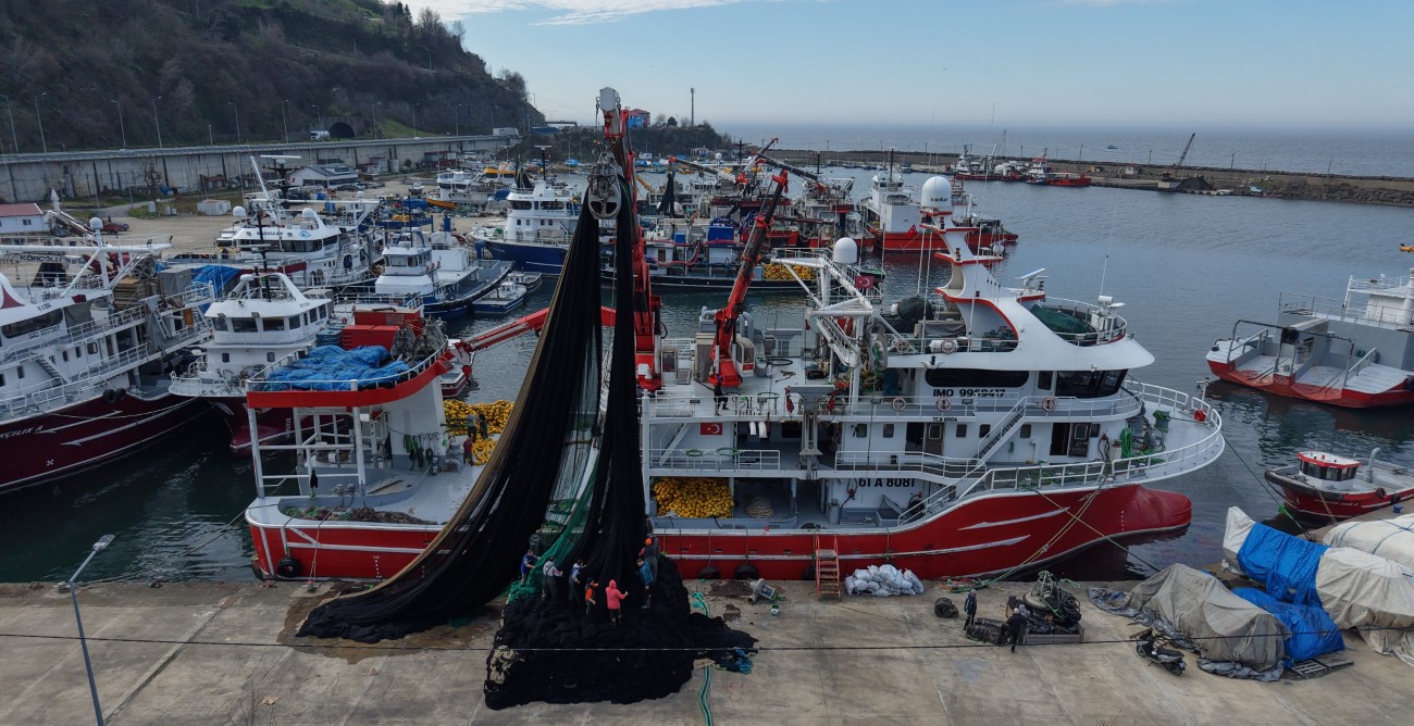 Trabzon’daki Balıkçılar Av Sezonunu Kapattı