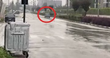 3 kilometre boyunca ters yönde ilerleyen sürücüye ceza yağdı