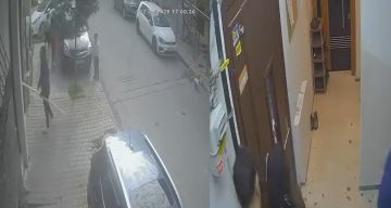 Arnavutköy’de dehşet anları: Çocuklara saldırdı, bina sakinlerine bıçak çekti