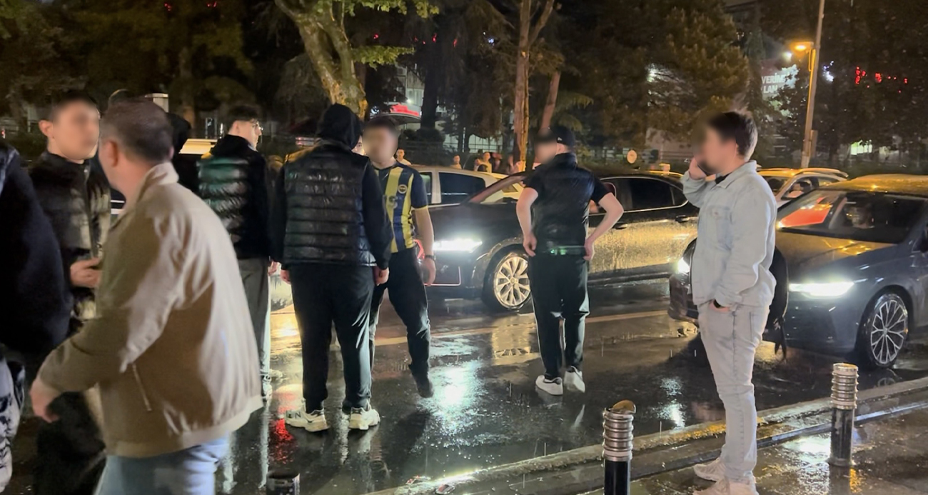 Bağdat Caddesi’nde şampiyonluk kutlamasında gerginlik