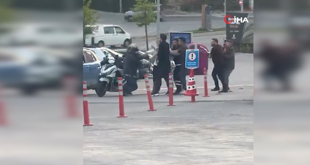 Başakşehir’de yumruklu kavgada motosiklet sürücüsü bayıldı