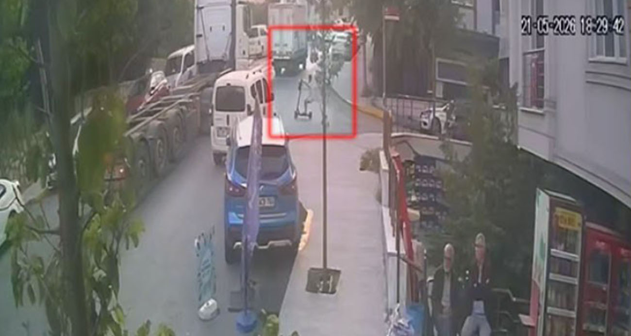Beylikdüzü’nde 11 yaşındaki çocuk, skuter ile tırın altında kaldı