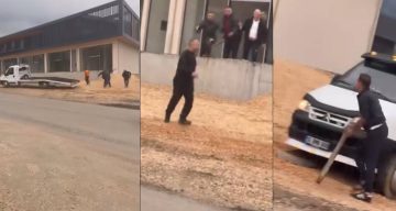 Bursa’da sopalı kavga: Çekici sürücüsü aracı esnafın üzerine sürdü