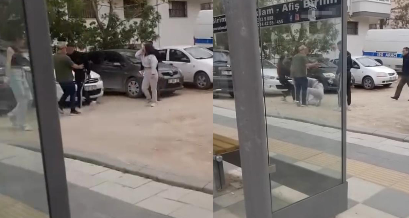 Kızların kavgasını ayıran vatandaşlara bıçakla saldırdı