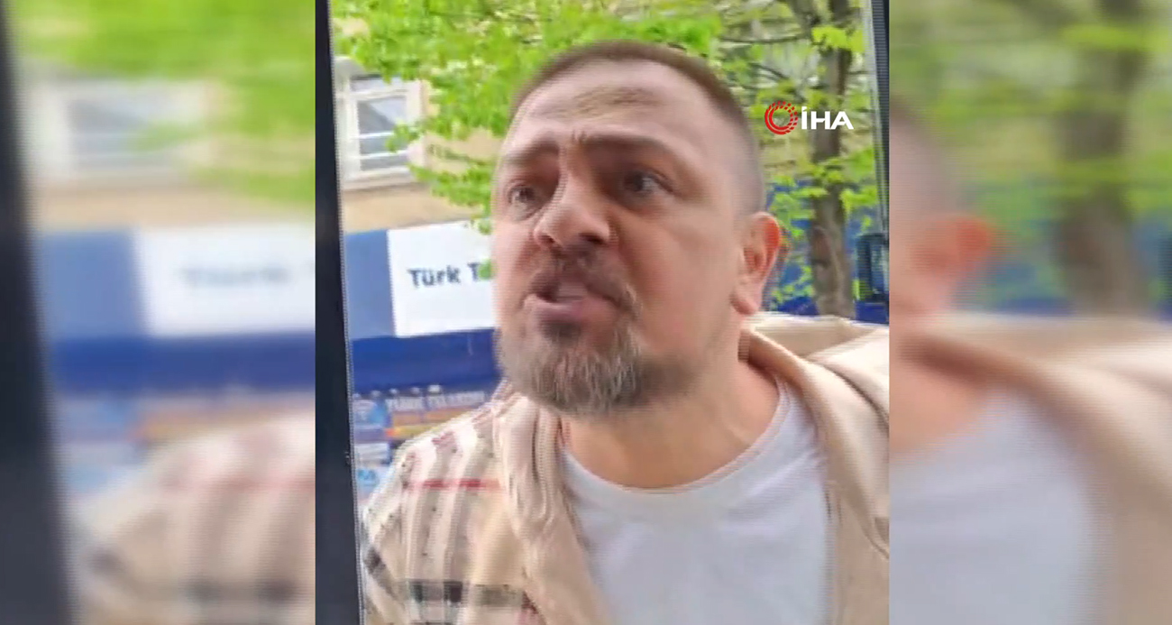 Küçükçekmece’de yol verme tartışması kamerada