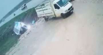 Malatya’da 3 kişinin hayatını kaybettiği otobüs kazası kamerada