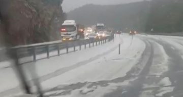 Mayıs ayında Antalya’nın yüksek kesimlerinde kar ve dolu sürprizi