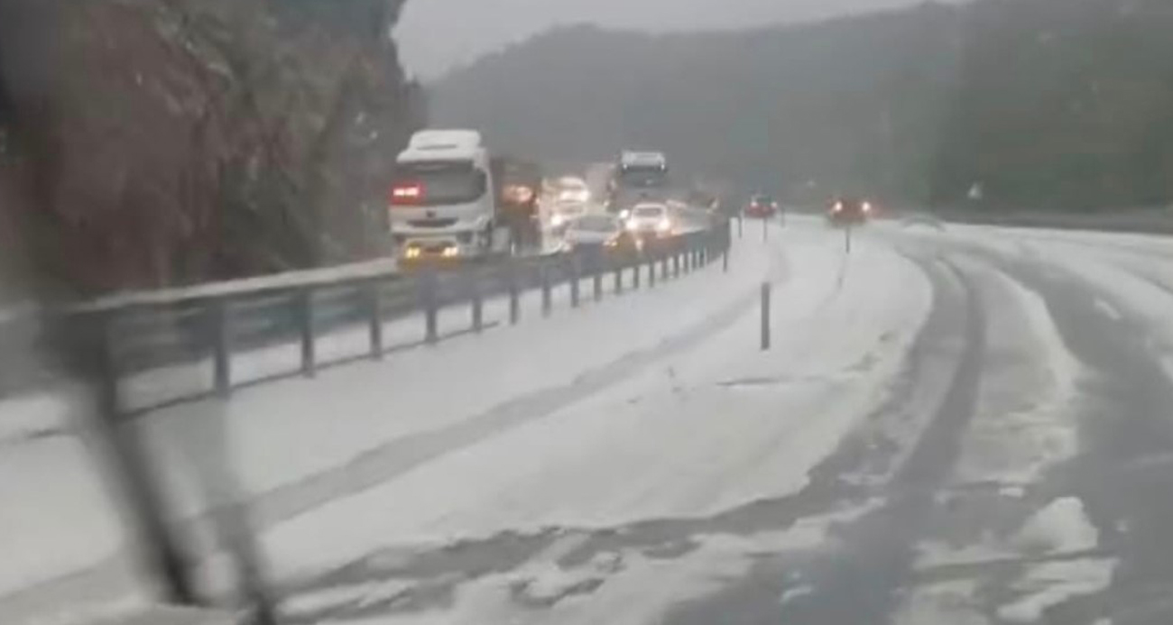 Mayıs ayında Antalya’nın yüksek kesimlerinde kar ve dolu sürprizi