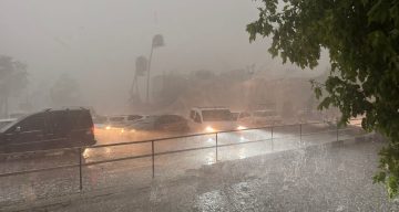 Şanlıurfa’da fırtına ve dolu hayatı felç etti