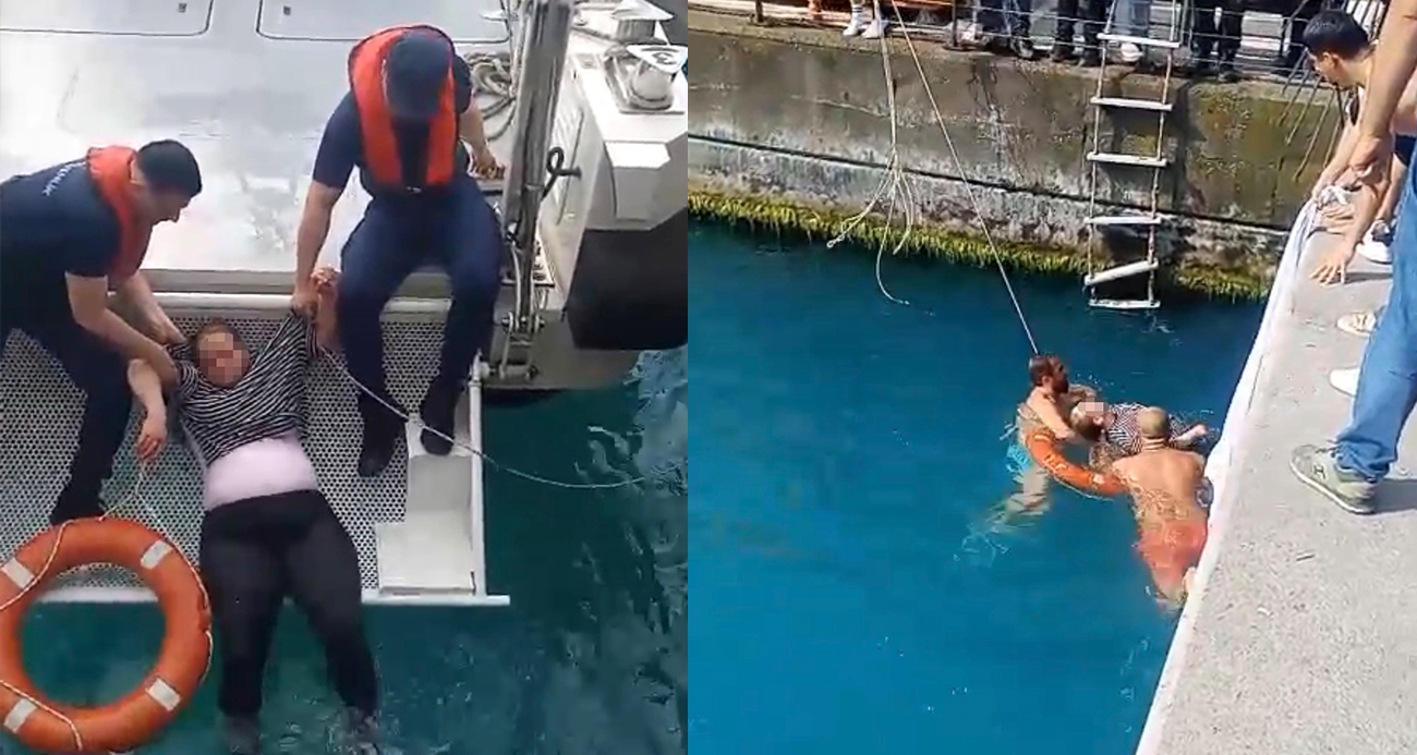 Sarıyer’de denizde can pazarı: Suya düşen kadın boğulmaktan son anda kurtarıldı