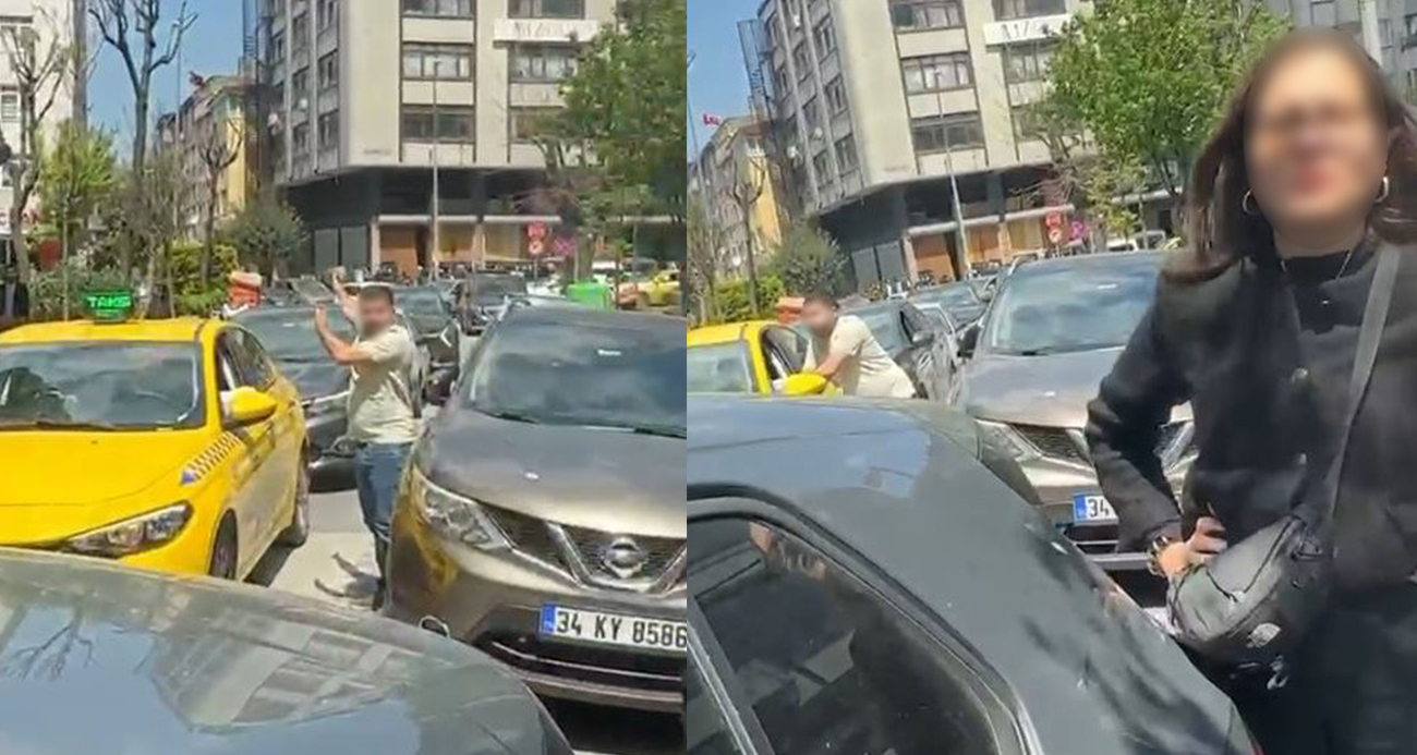 Şişli’de park yeri kavgası trafiği felç etti