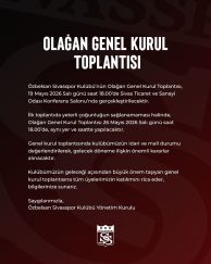 Sivasspor’da genel kurul kararı alındı