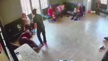 Yaşlı bakım merkezinde skandal görüntüler: Hastaya şiddet ve tükürme kamerada