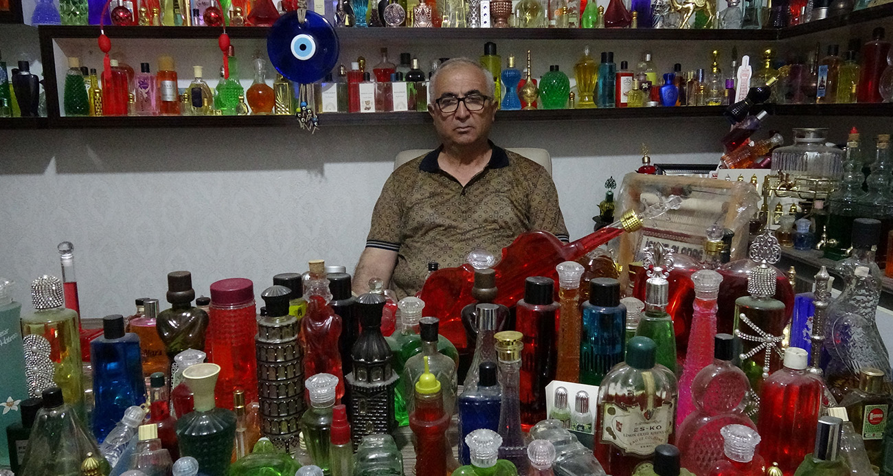 35 yıllık kolonya koleksiyonuna daire parası teklifi: Satmadı, korunmasını istiyor