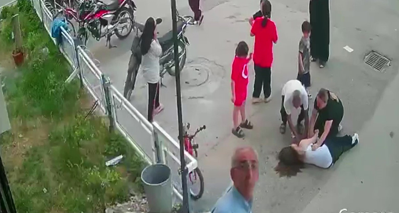 Adana’da 12. kattan düşen kız çocuğu hayata tutundu: Düşme anı kamerada