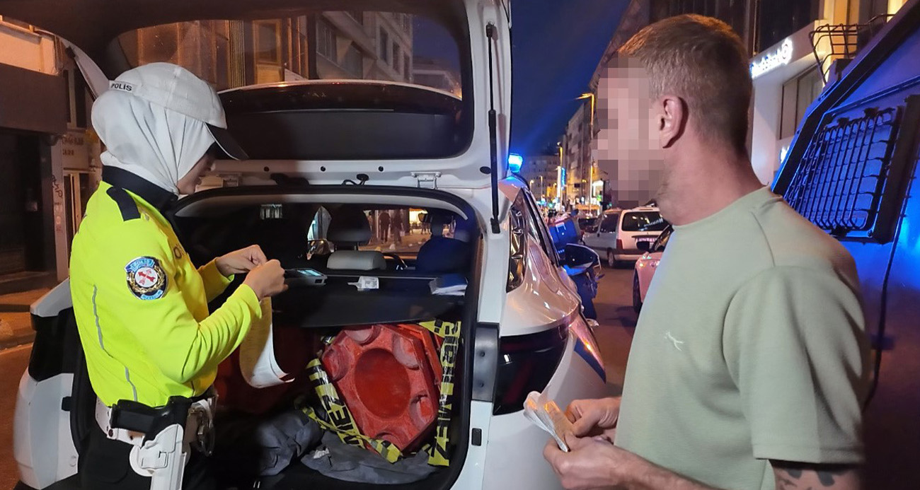 Alkollü yakalandı, “100 milyar da yazsalar yapacak bir şey yok” dedi