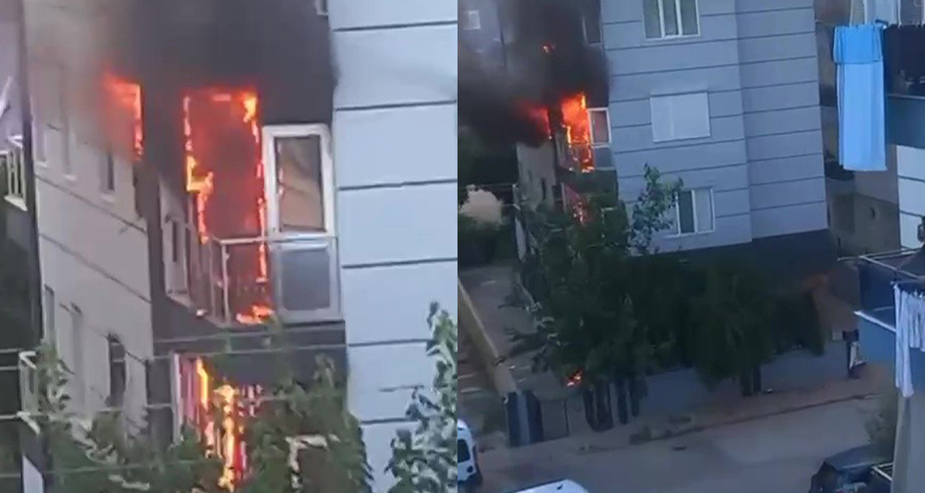 Antalya’da 1 ay önce taşındıkları daire yangında küle döndü