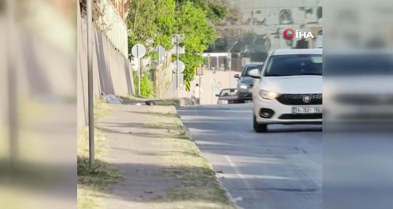 Avcılar’da polis uygulamasını gören servis sürücüsü aracını bırakıp koşarak kaçmaya çalıştı