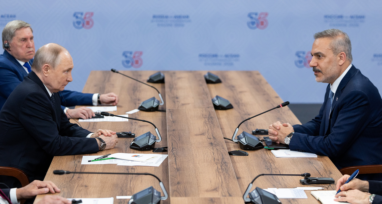 Bakan Fidan, Rusya Devlet Başkanı Putin ile görüştü