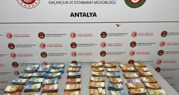 Bebek bezleri içerisine gizlenmiş 20 milyon liradan fazla nakit para ele geçirildi