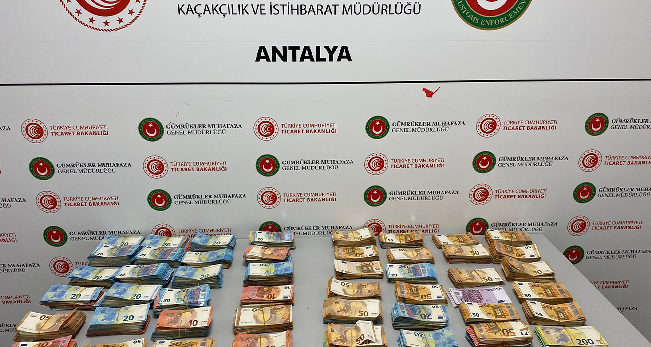 Bebek bezleri içerisine gizlenmiş 20 milyon liradan fazla nakit para ele geçirildi
