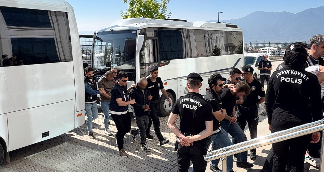 Bursa’da hava destekli uyuşturucu operasyonu: 17 tutuklama