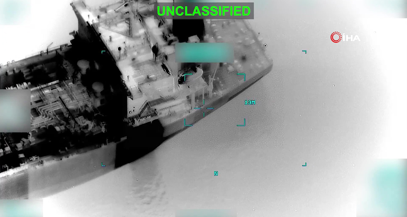 CENTCOM: “ABD’ye ait bir hava aracı, Umman Körfezi’nde petrol tankerine hassas mühimmat ateşledi”