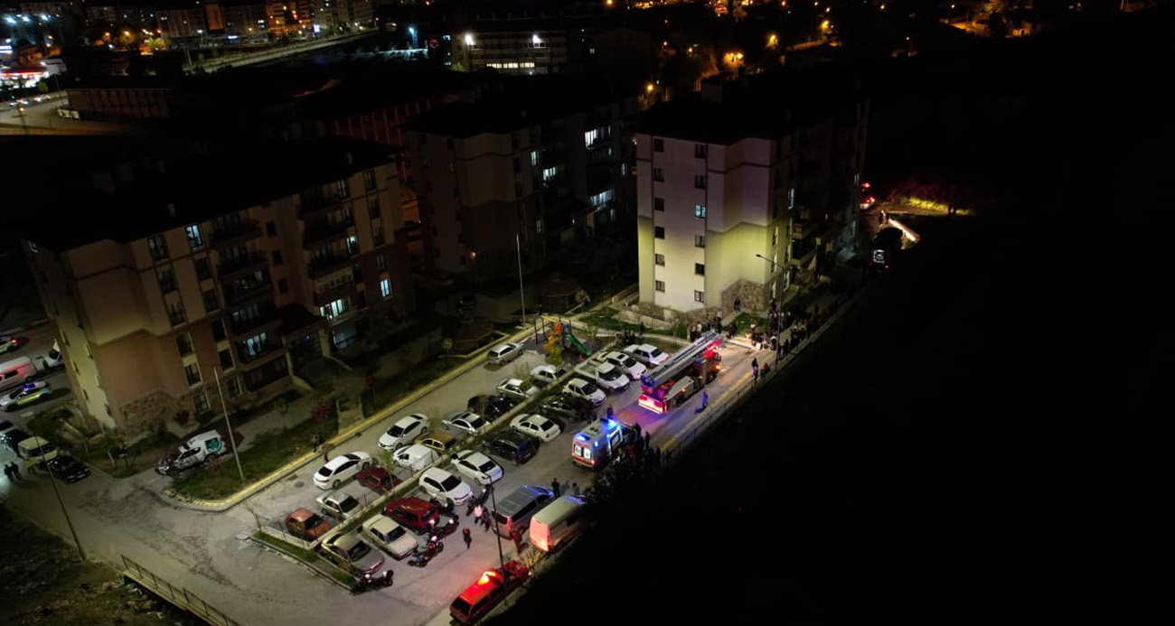 Erzurum’da yangın faciası: Yatağa bağımlı diyaliz hastası kadın hayatını kaybetti