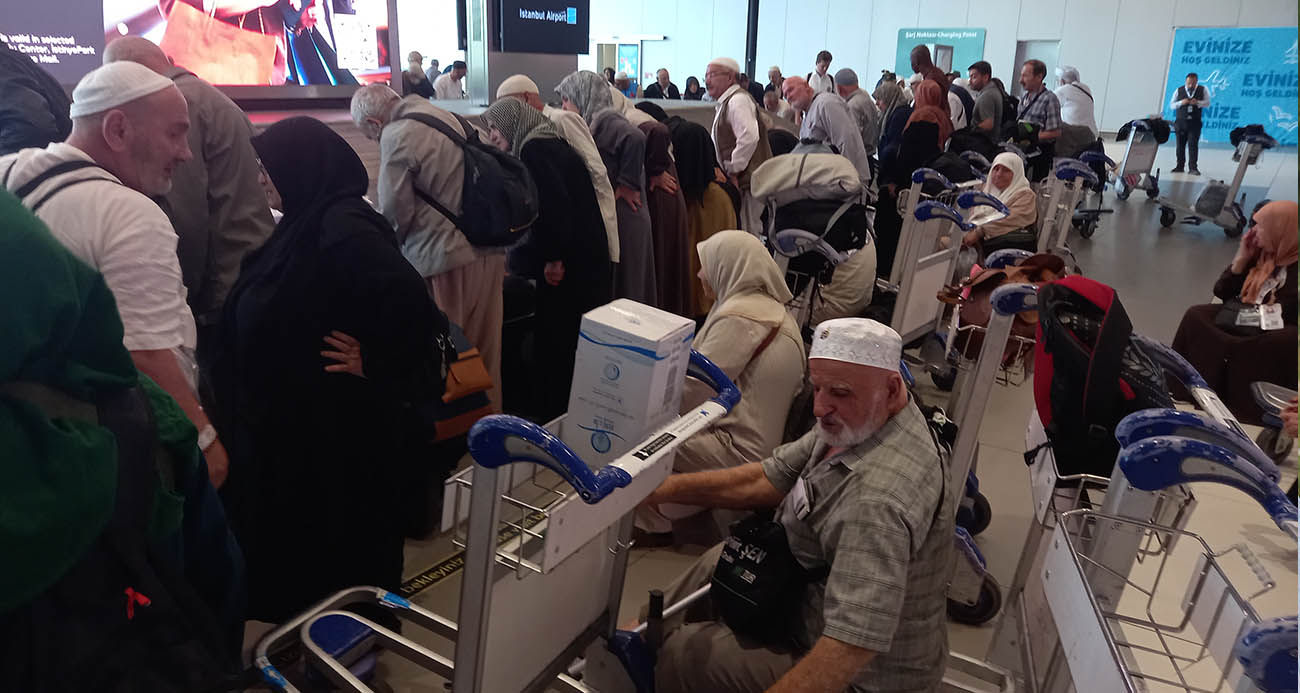 Hacılar kutsal topraklardan yurda dönmeye başladı