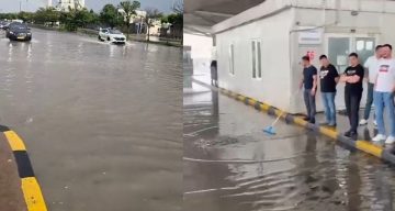 Kapıkule’de yollar göle döndü, tarlalar zarar gördü
