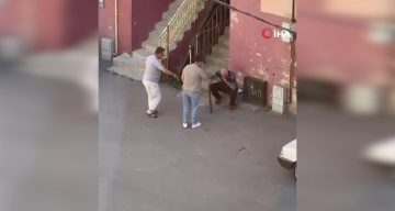 Kartal’da kiracısıyla kavga eden ev sahibinin bıçaklandığı anlar ortaya çıktı