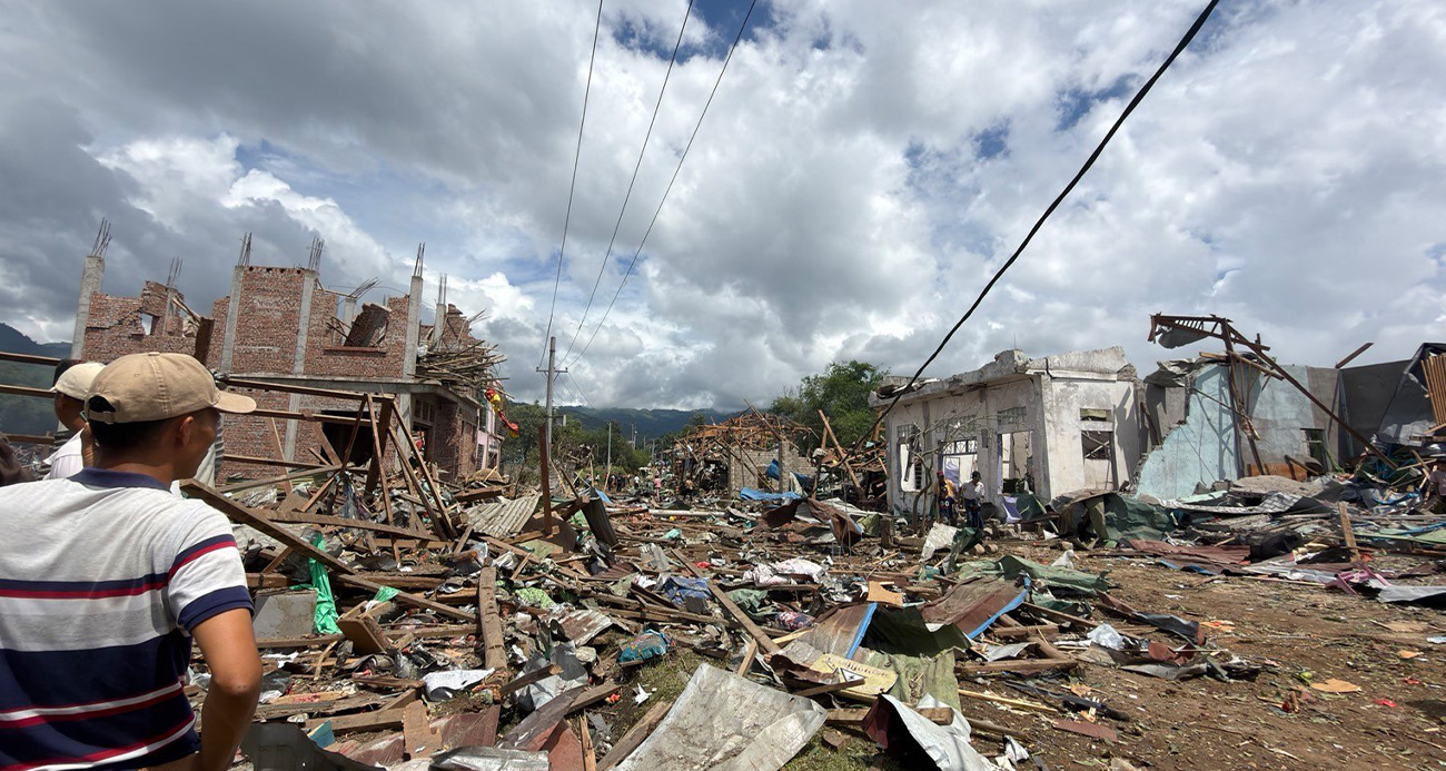 Myanmar’da patlama: 55 ölü, 70’ten fazla yaralı
