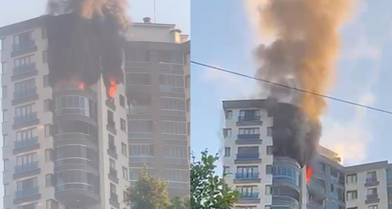 Rize’de yangın çıkan ev kullanılamaz hale geldi
