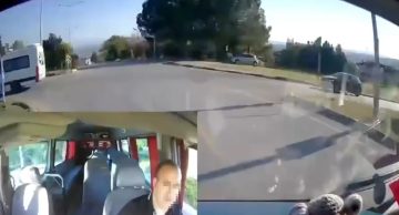 Sakarya’da savcı ile minibüs şoförünün trafikteki kavgası kamerada