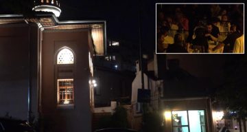 Üsküdar’da Kandilli Camii’nin yanındaki alkollü mekan tepkilerin odağında