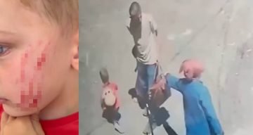 Van’da sokakta oynayan çocuğa saldırı: O anlar kamerada