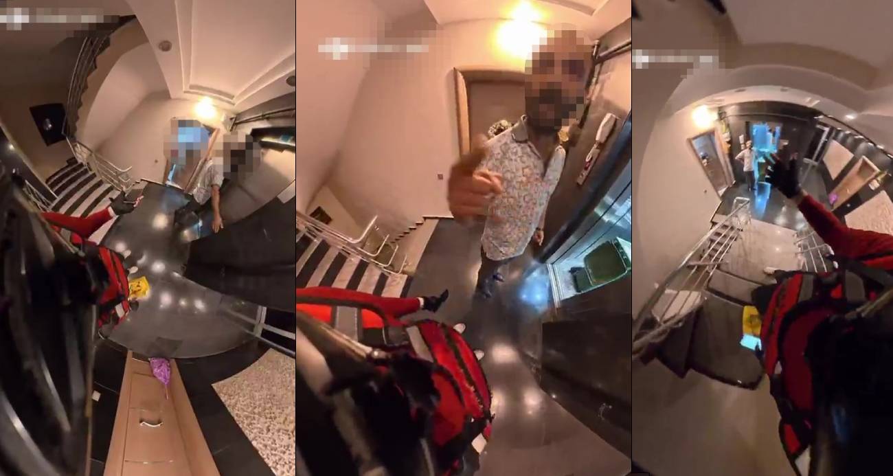 Apartman görevlisi ile kadın motokurye arasında asansör kullanımı tartışması karakolluk oldu