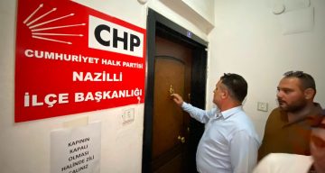 CHP Nazilli ilçe teşkilatında devir teslim krizi