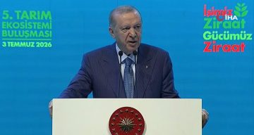Cumhurbaşkanı Erdoğan: ”42 ilimizde organize tarım bölgesini faaliyete geçiriyoruz”