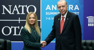 Cumhurbaşkanı Erdoğan, İtalya Başbakanı Meloni ile bir araya geldi