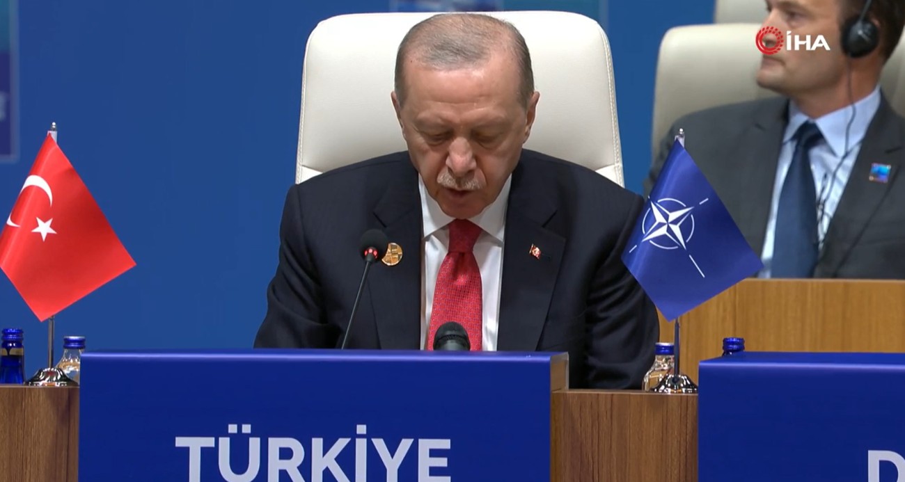 Cumhurbaşkanı Erdoğan, tarihi NATO Zirvesi’nde konuşuyor