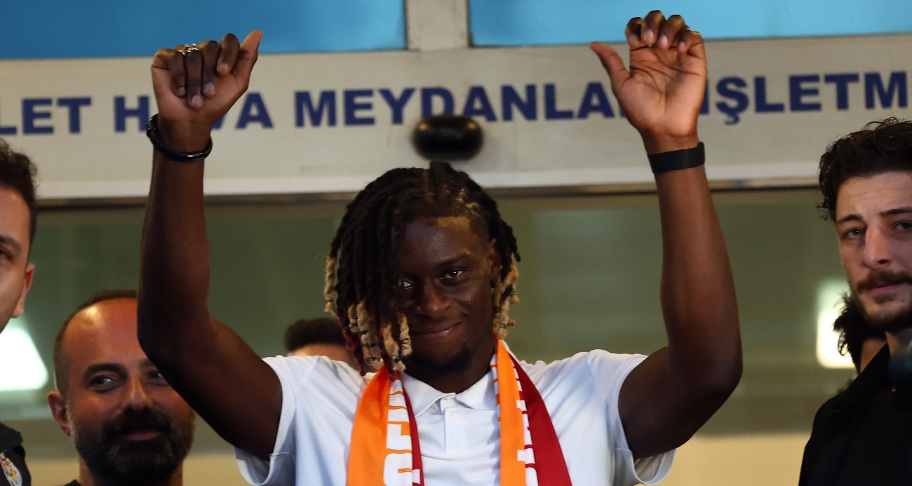Galatasaray’ın yeni transferi Lesley Ugochukwu, İstanbul’a geldi