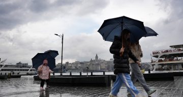 İstanbul için sağanak yağış ve dolu uyarısı