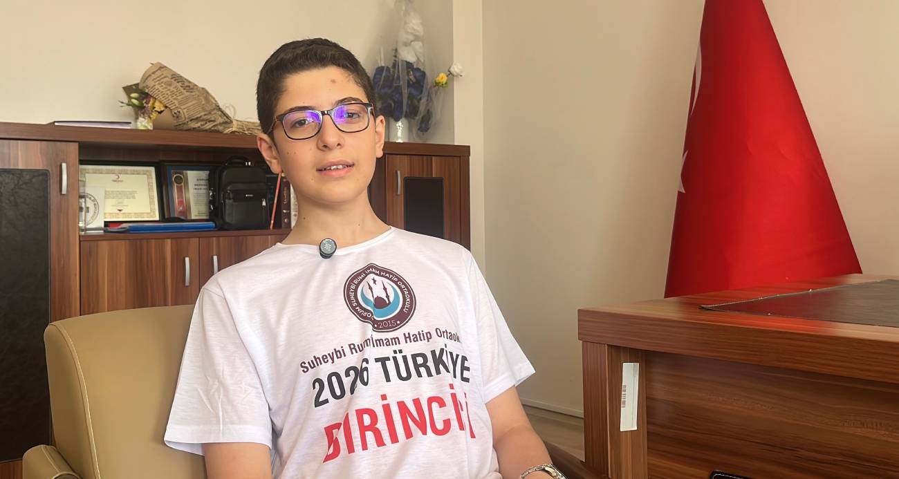 LGS’de Türkiye birincisi olan öğrenci: “Sıkı ve dengeli bir şekilde çalışmaya özen gösterdim”
