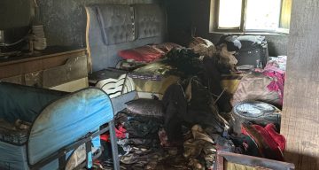 Yangına uykuda yakalanan 22 kişilik aile kurtarıldı