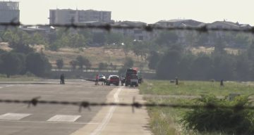 Yunuseli Havaalanı’nda gergin anlar