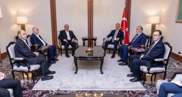 Bakan Fidan, Hamas Siyasi Büro Şefi Hayye’yi kabul etti