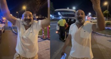 Ehliyetsiz ve alkollü yakalandı, rahat tavırları şaşırttı